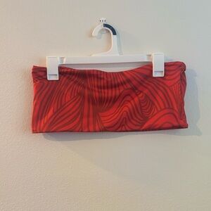 Brand new Free People Beach reversible bandeau bikini top size L